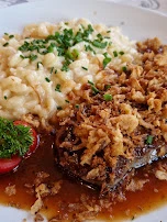 Zwiebelrostbraten Mit Käsespätzle